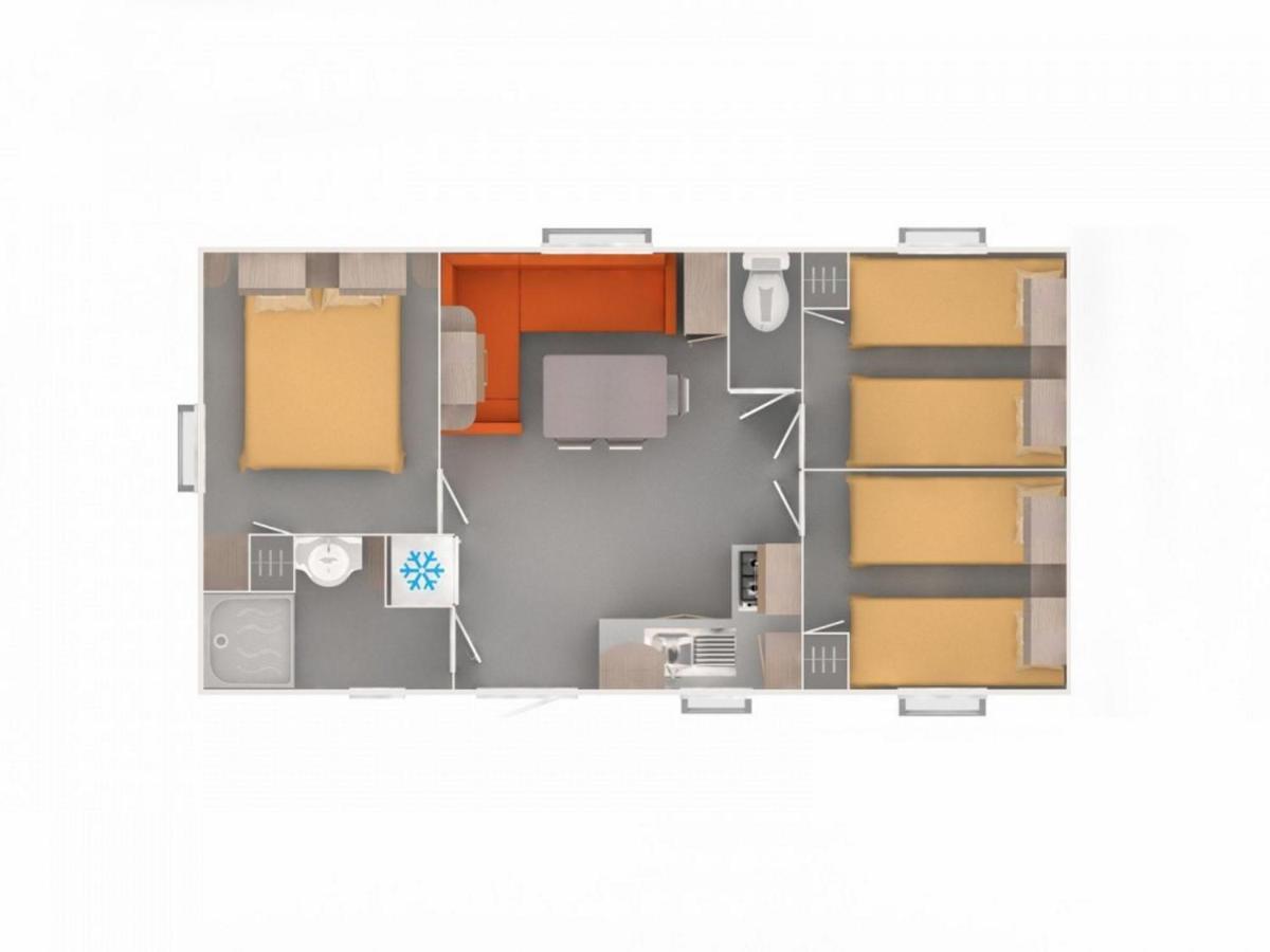 Mobilehome 8 Personnes Avec Clim Situe Aux Sables Du Midi 발라 플라주 외부 사진
